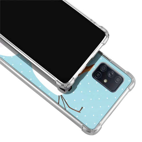 Disney Frozen Olaf Polka Dots Galaxy A71 5G Clear Case
