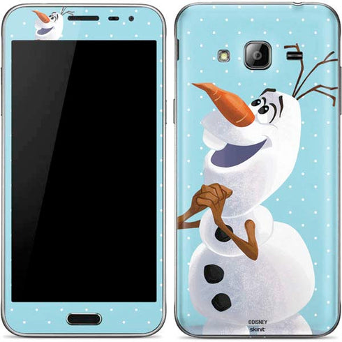 Disney Frozen Olaf Polka Dots Galaxy J3 Skin
