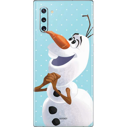 Disney Frozen Olaf Polka Dots Galaxy Note 10 Skin