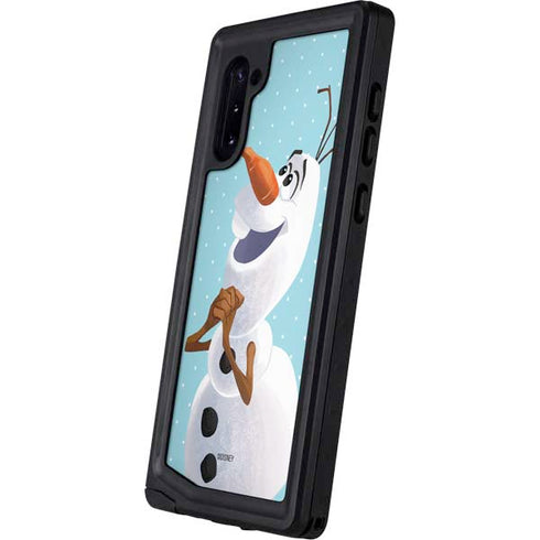 Disney Frozen Olaf Polka Dots Galaxy Note 10 Waterproof Case