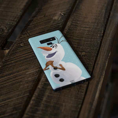 Disney Frozen Olaf Polka Dots Galaxy Note 9 Skin