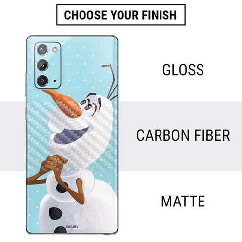 Disney Frozen Olaf Polka Dots Galaxy Note20 5G Skin