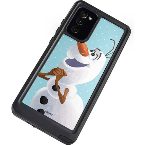 Disney Frozen Olaf Polka Dots Galaxy Note20 5G Waterproof Case