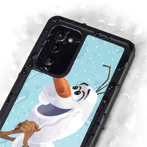 Disney Frozen Olaf Polka Dots Galaxy Note20 5G Waterproof Case