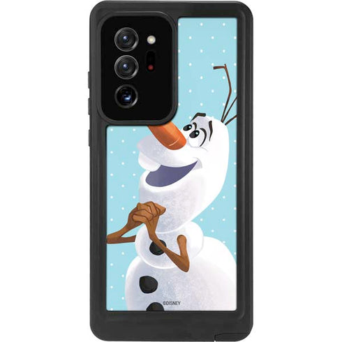 Disney Frozen Olaf Polka Dots Galaxy Note20 Ultra 5G Waterproof Case
