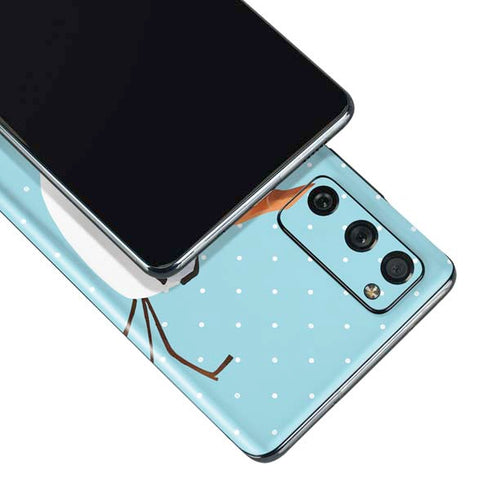 Disney Frozen Olaf Polka Dots Galaxy S20 Fan Edition Skin