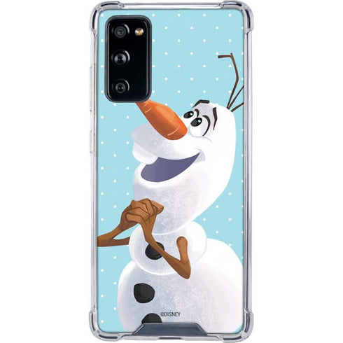Disney Frozen Olaf Polka Dots Galaxy S20 FE Clear Case