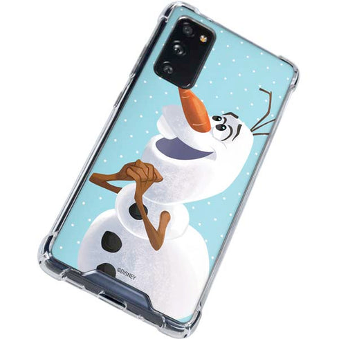 Disney Frozen Olaf Polka Dots Galaxy S20 FE Clear Case