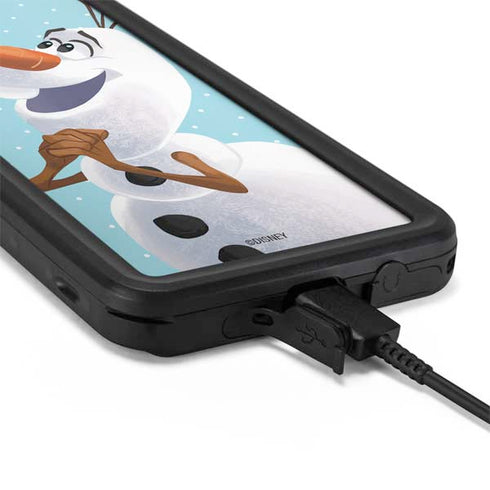 Disney Frozen Olaf Polka Dots Galaxy S20 Plus Waterproof Case