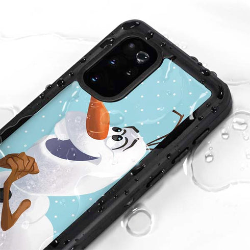 Disney Frozen Olaf Polka Dots Galaxy S20 Plus Waterproof Case