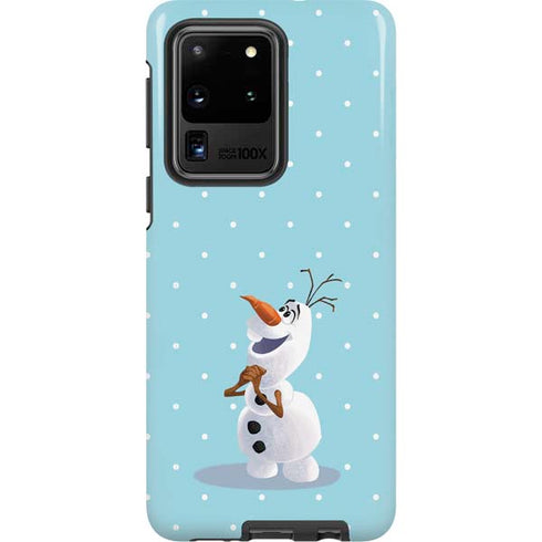 Disney Frozen Olaf Polka Dots Galaxy S20 Ultra 5G Pro Case