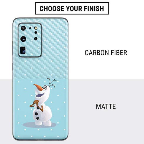 Disney Frozen Olaf Polka Dots Galaxy S20 Ultra 5G Skin