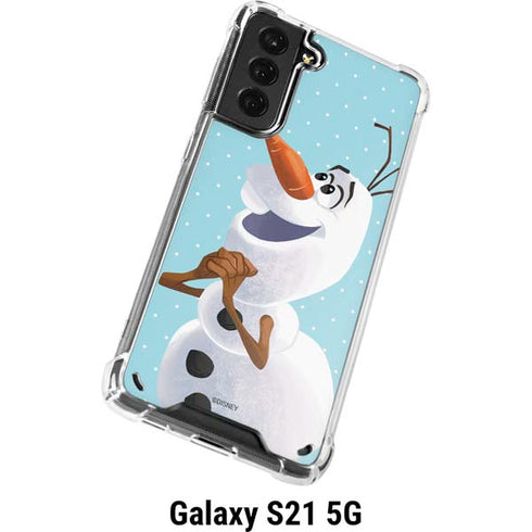 Disney Frozen Olaf Polka Dots Galaxy S21 5G Clear Case