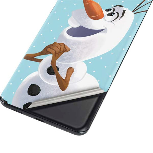 Disney Frozen Olaf Polka Dots Galaxy S21 Plus 5G Skin