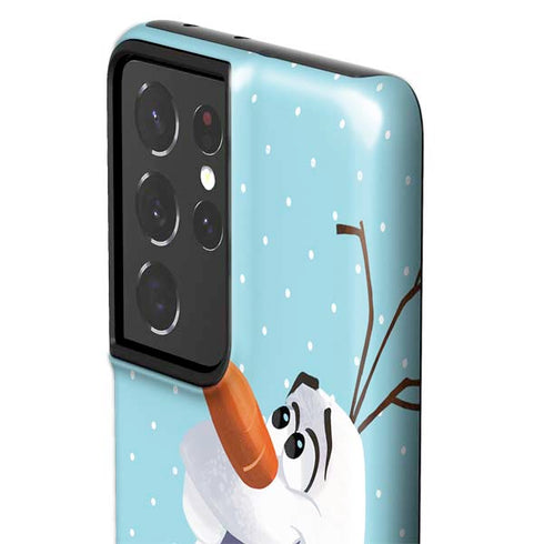 Disney Frozen Olaf Polka Dots Galaxy S21 Ultra 5G Pro Case