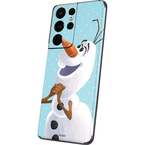 Disney Frozen Olaf Polka Dots Galaxy S21 Ultra 5G Skin