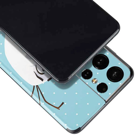 Disney Frozen Olaf Polka Dots Galaxy S21 Ultra 5G Skin