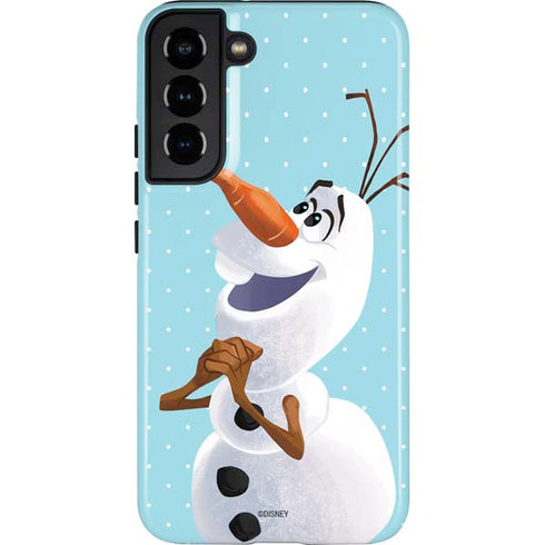 Disney Frozen Olaf Polka Dots Galaxy S22 Plus Pro Case