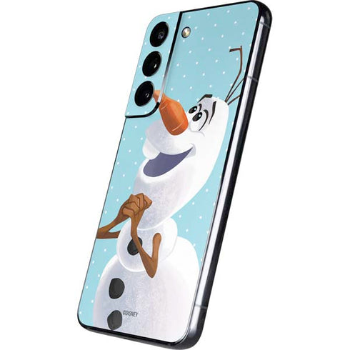 Disney Frozen Olaf Polka Dots Galaxy S22 Skin
