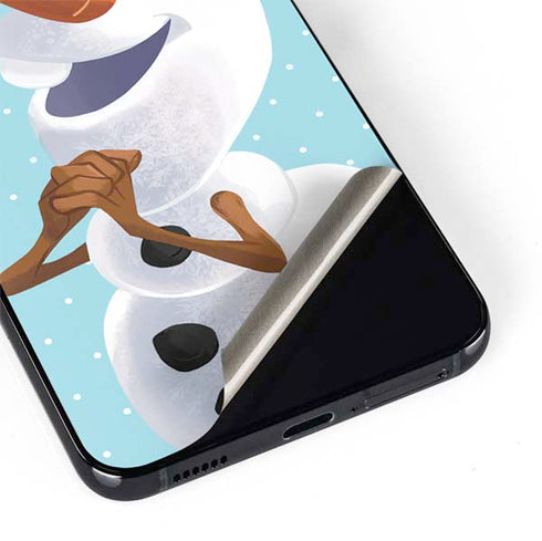 Disney Frozen Olaf Polka Dots Galaxy S22 Skin