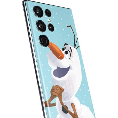 Disney Frozen Olaf Polka Dots Galaxy S22 Ultra Skin