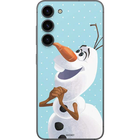 Disney Frozen Olaf Polka Dots Galaxy S23 Plus Skin