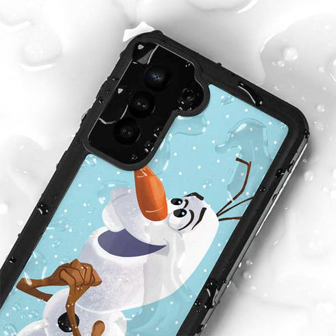 Disney Frozen Olaf Polka Dots Galaxy S23 Plus Waterproof Case