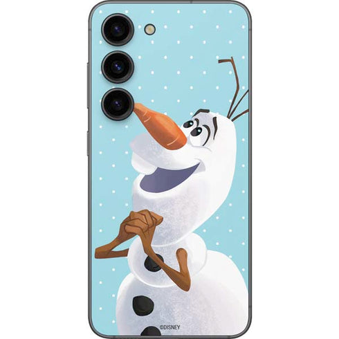 Disney Frozen Olaf Polka Dots Galaxy S23 Skin