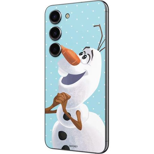 Disney Frozen Olaf Polka Dots Galaxy S23 Skin