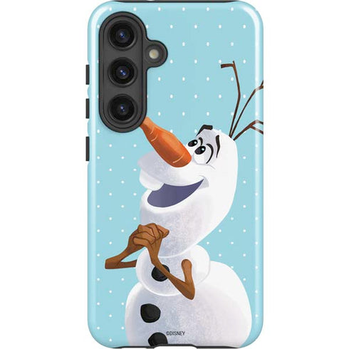 Disney Frozen Olaf Polka Dots Galaxy S25 Plus Impact Case