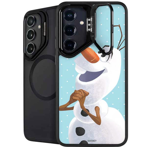 Disney Frozen Olaf Polka Dots Galaxy S25 Plus Kickstand Case