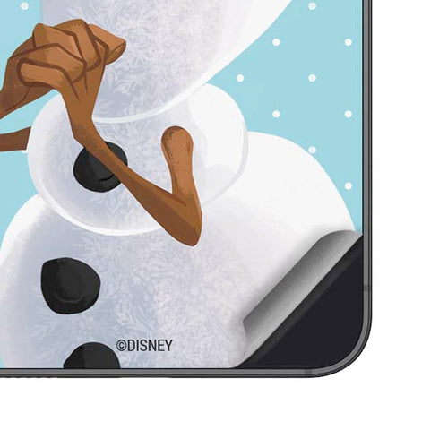 Disney Frozen Olaf Polka Dots Galaxy S25 Plus Skin