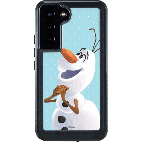 Disney Frozen Olaf Polka Dots Galaxy S24 Plus Waterproof Case