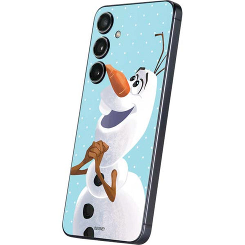 Disney Frozen Olaf Polka Dots Galaxy S25 Skin