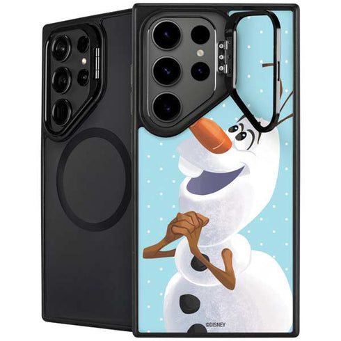 Disney Frozen Olaf Polka Dots Galaxy S25 Ultra Kickstand Case