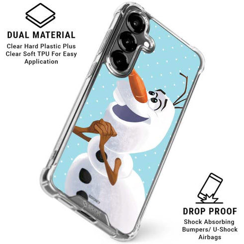 Disney Frozen Olaf Polka Dots Galaxy S26 Clear Case