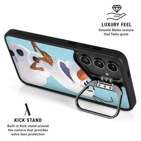 Disney Frozen Olaf Polka Dots Galaxy S26 Plus Kickstand Case