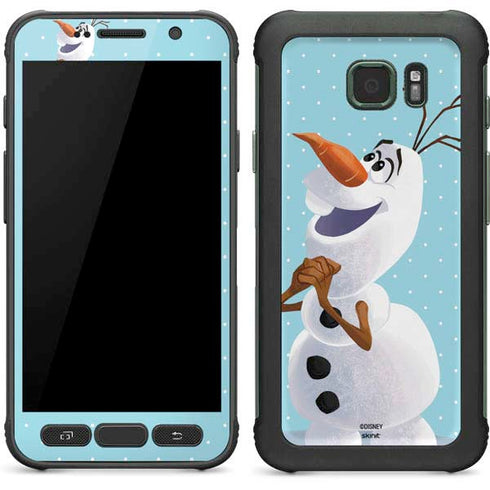 Disney Frozen Olaf Polka Dots Galaxy S7 Active Skin