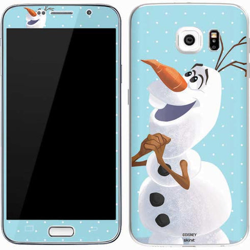 Disney Frozen Olaf Polka Dots Galaxy S7 Skin