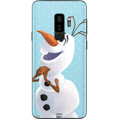 Disney Frozen Olaf Polka Dots Galaxy S9 Plus Skin