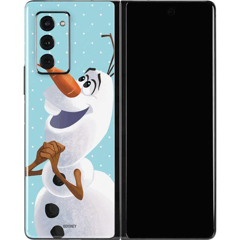 Disney Frozen Olaf Polka Dots Galaxy Z Fold2 5G Skin