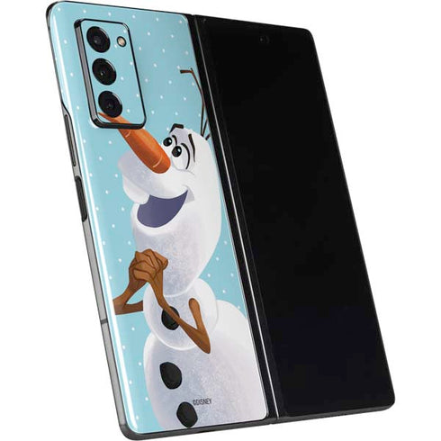 Disney Frozen Olaf Polka Dots Galaxy Z Fold2 5G Skin