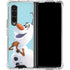 Disney Frozen Olaf Polka Dots Galaxy Z Fold4 5G Clear Case