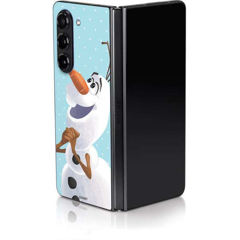 Disney Frozen Olaf Polka Dots Galaxy Z Fold5 5G Skin