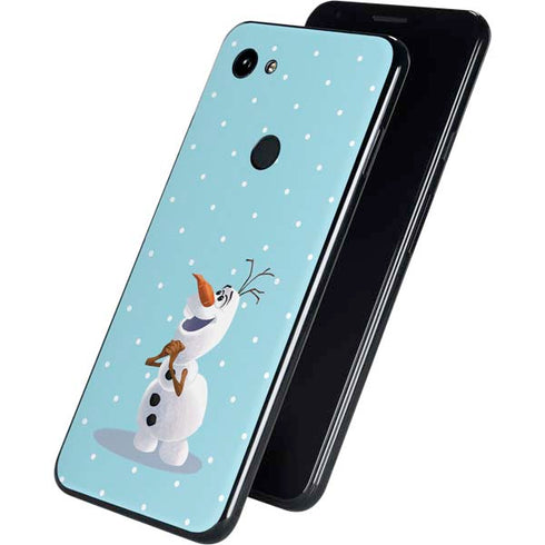 Disney Frozen Olaf Polka Dots Google Pixel 3a XL Skin