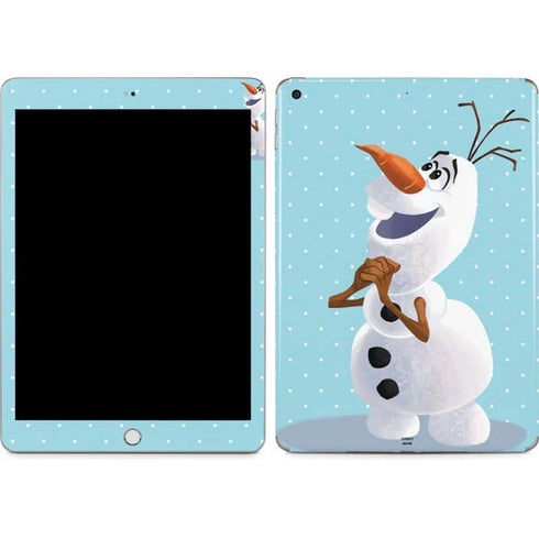 Disney Frozen Olaf Polka Dots Apple iPad Skin