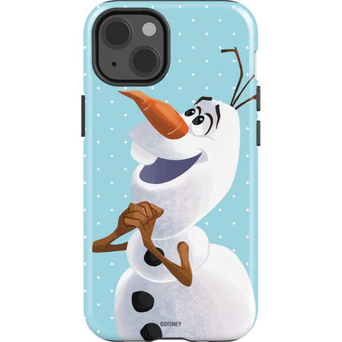 Disney Frozen Olaf Polka Dots iPhone 13 Impact Case
