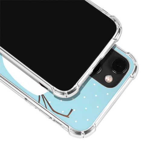 Disney Frozen Olaf Polka Dots iPhone 13 Mini Clear Case