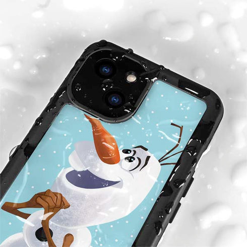 Disney Frozen Olaf Polka Dots iPhone 13 Mini Waterproof Case