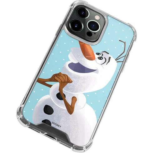Disney Frozen Olaf Polka Dots iPhone 13 Pro Clear Case